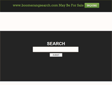 Tablet Screenshot of boomerangsearch.com